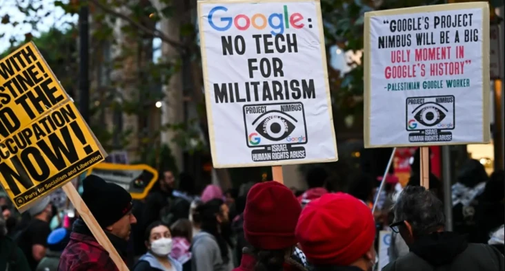 Karyawan Google Protes...