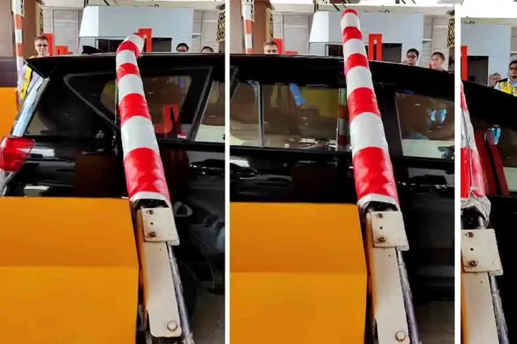 Banyak Mobil Tertimpa...