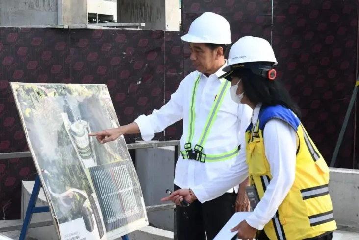 Momen Jokowi Tinjau...