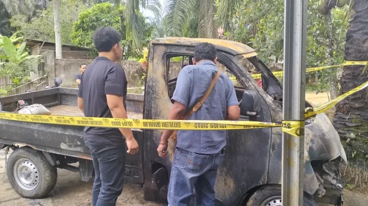 Mobil Caleg PPP di Merangin...