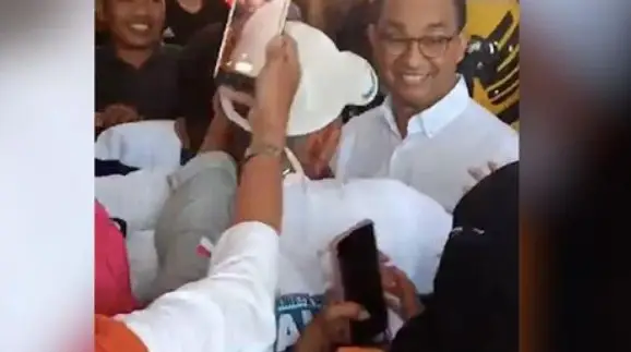 Viral Video Anies Ditampar...