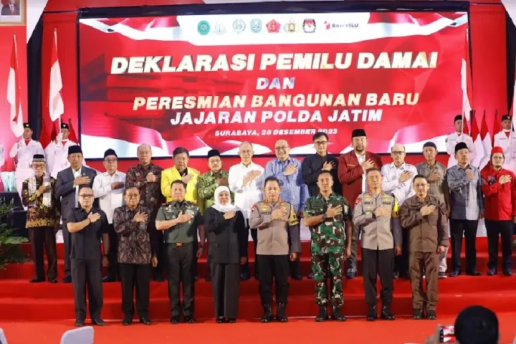 Jatim Deklarasi Pemilu...