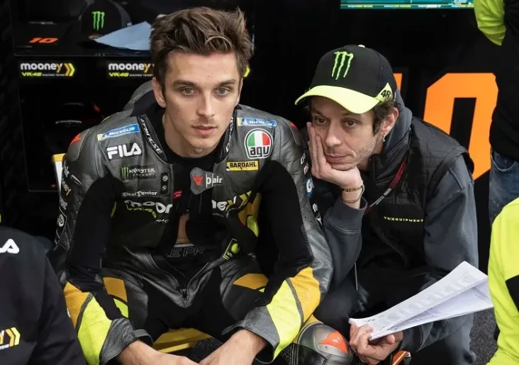 Luca Marini Kontak Valentino...