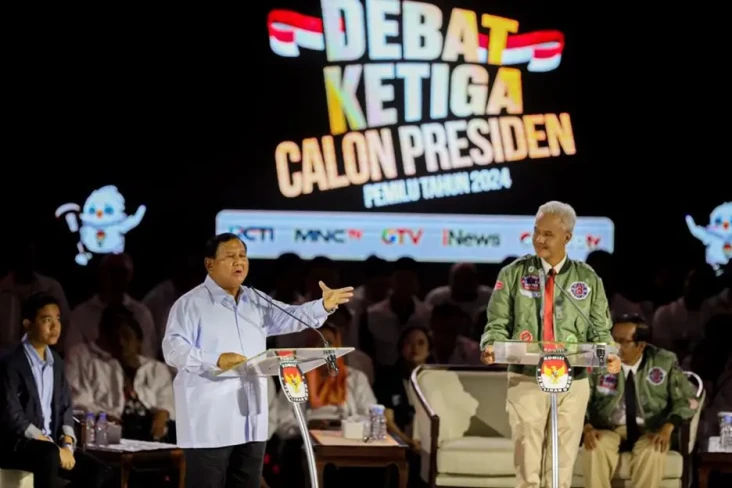 Debat Capres 2024, Prabowo...