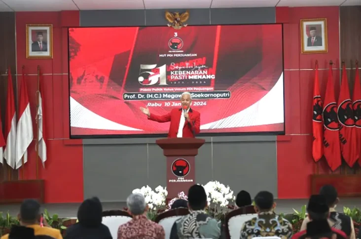 Hadiri HUT ke-51 PDIP,...