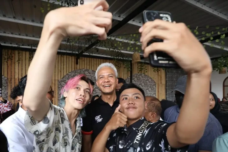Intip Gaya Ganjar Pranowo...
