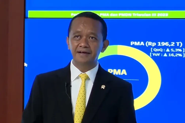Bahlil Bandingkan Kinerja...