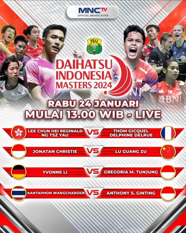 MNCTV Tayangkan 4 Pertandingan...