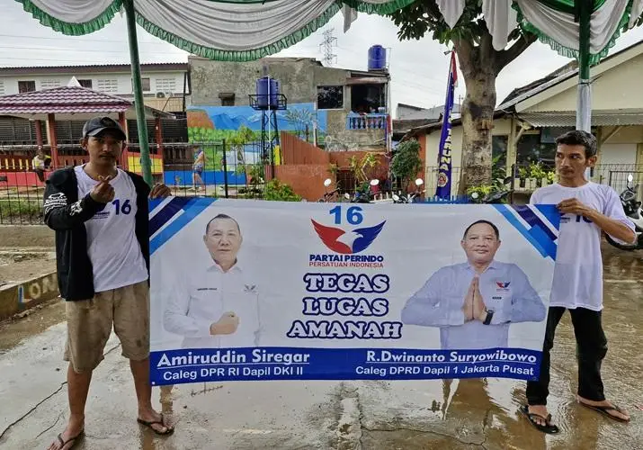 Caleg Perindo Amiruddin...