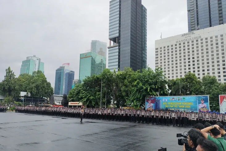 Polda Metro Jaya Gelar...