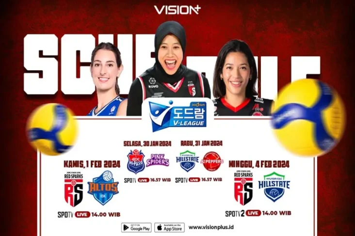 Jadwal Red Sparks vs...