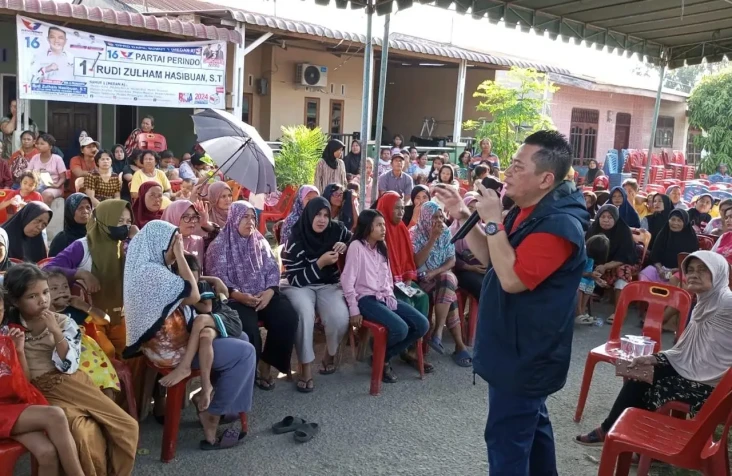 Caleg Rudi Zulham Gelar...