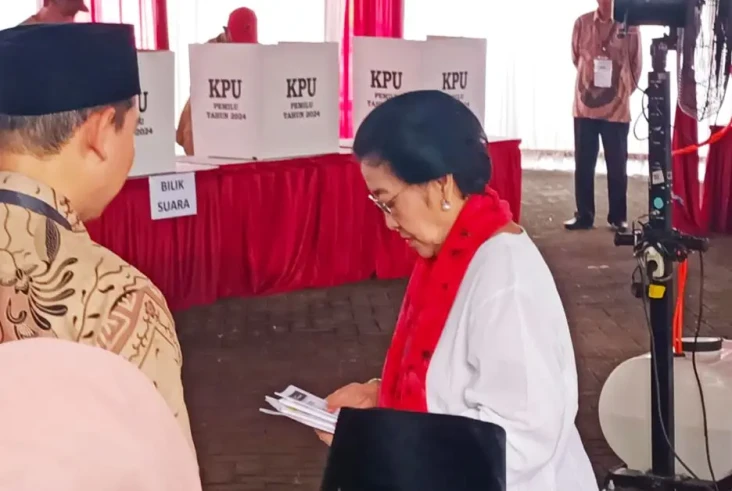 Usai Nyoblos, Megawati...