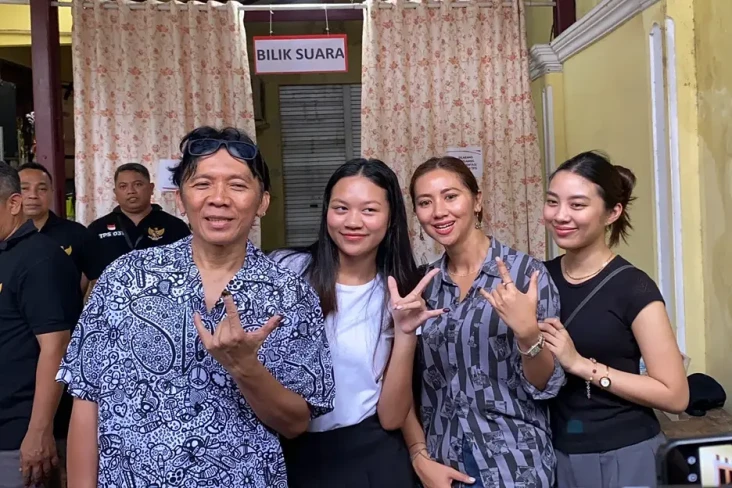 Bimbim Slank Nyoblos...
