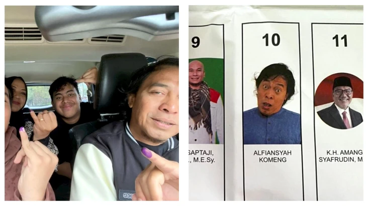 Foto Kocak Komeng Curi...