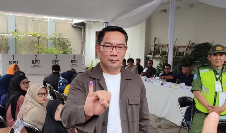 Nyoblos di TPS 45, Ridwan...