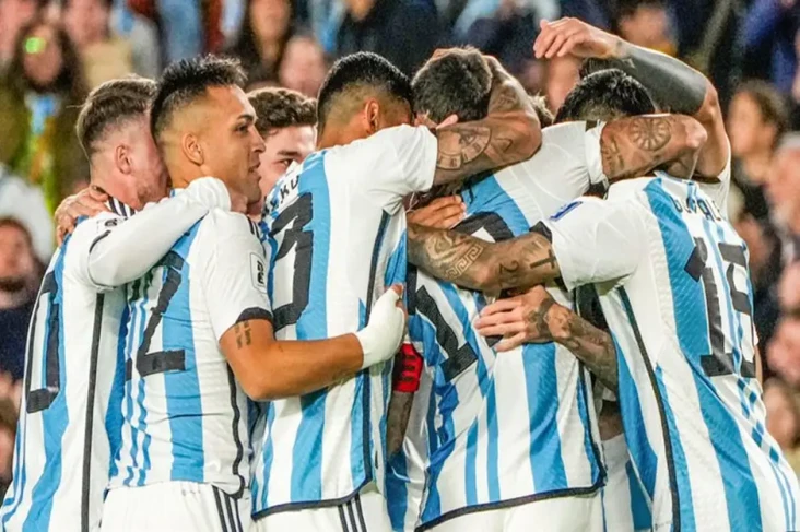 Timnas Argentina Bertanding...