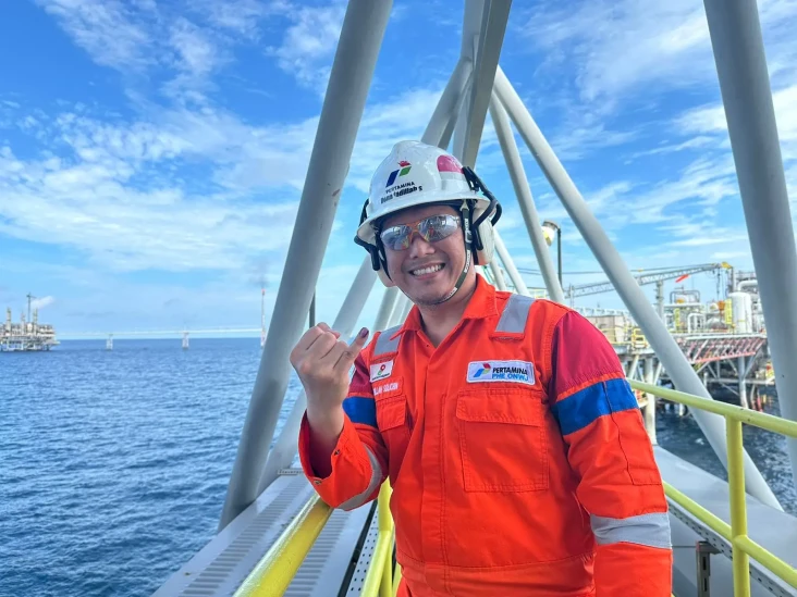 Pekerja Migas Pertamina...