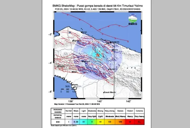 Gempa Bumi Magnitudo...