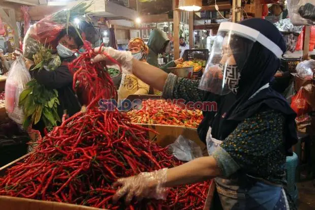 Harga Sayuran di Pasar...