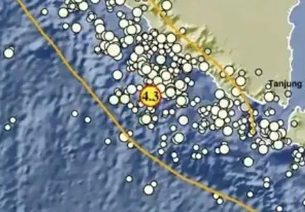 Gempa Magnitudo 4,3...