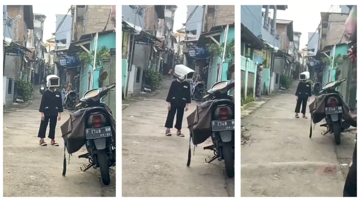 Viral Bocah Gunakan...