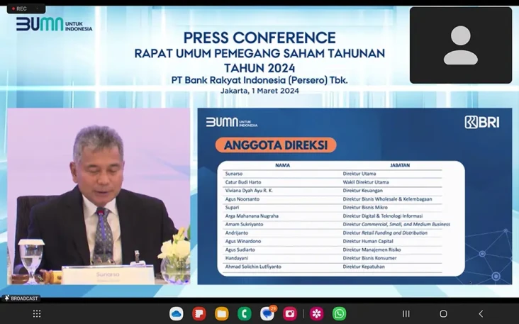 Gelar RUPST, BRI Ubah...