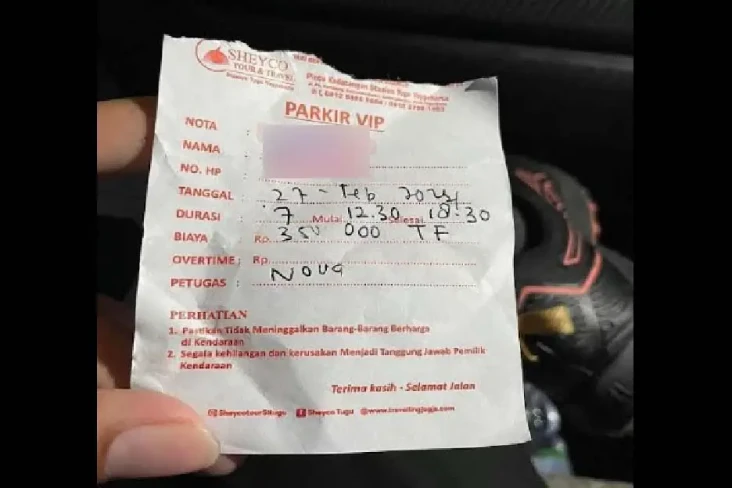 Edan! Tarif Parkir Mobil...