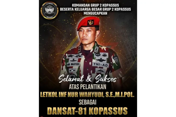 Letkol Inf Nur Wahyudi...
