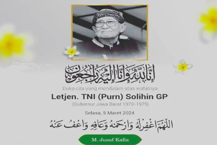 Kabar Duka, Mantan Gubernur...