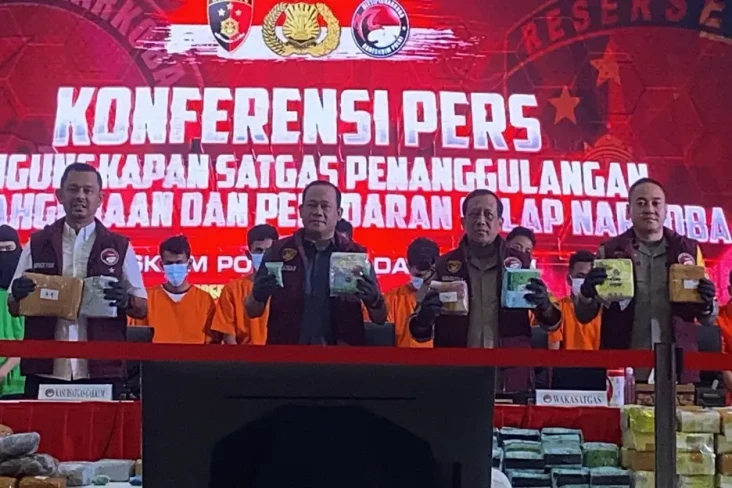 Polri Sita 2,8 Ton Sabu...