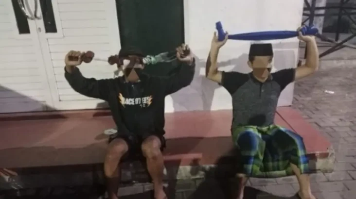 Perang Sarung di Malang...