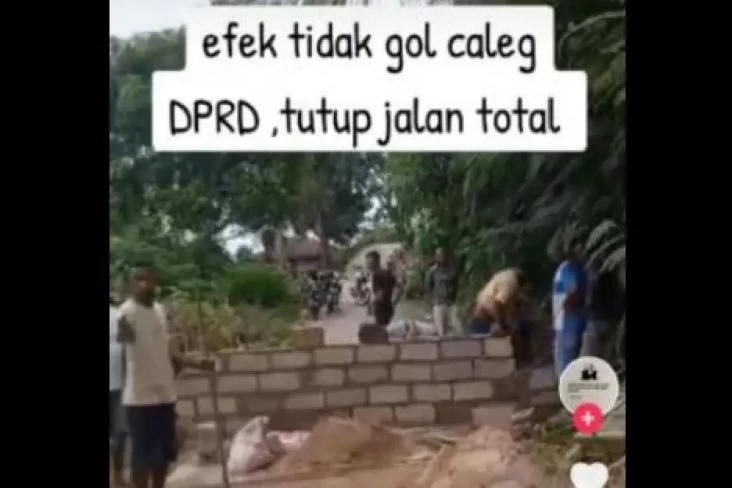 Caleg Gagal Temboki...
