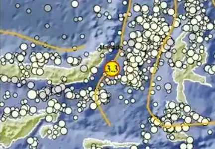 Gempa Magnitudo 3,3...