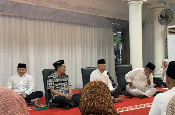 Maruf Amin Bukber dengan...