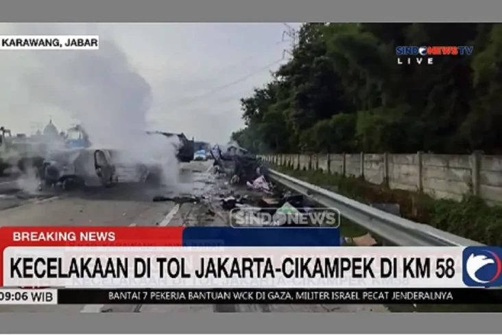Kecelakaan di Ruas Tol...