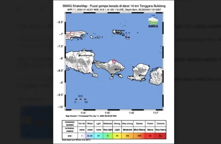Gempa Bumi M3,1 Guncang...