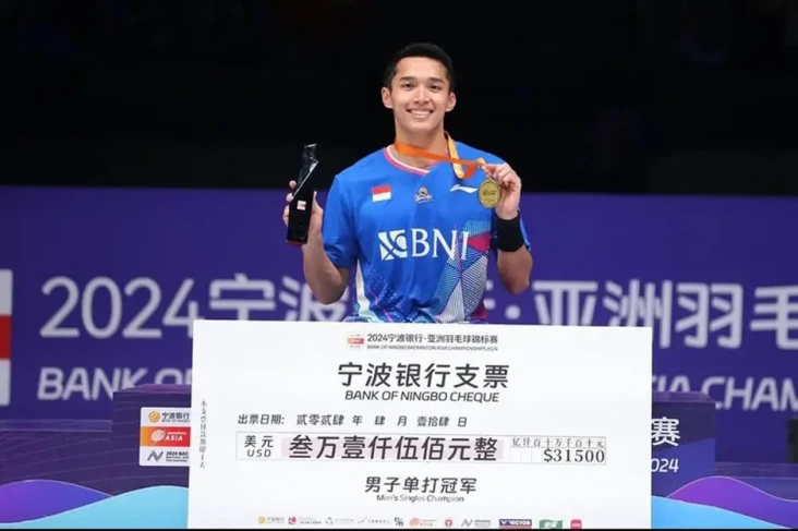 Ranking BWF: Jonatan...