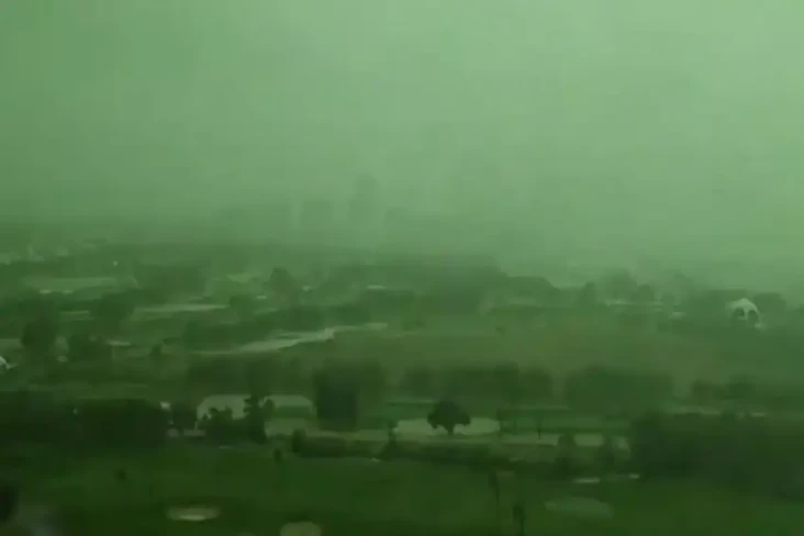 Viral! Langit Dubai...
