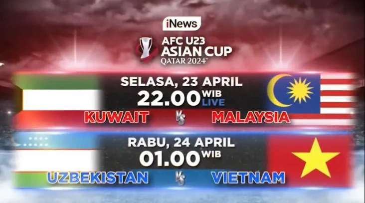 Jadwal Piala Asia U-23...