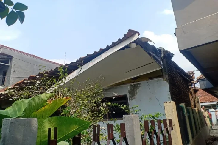Atap Rumah Warga di...
