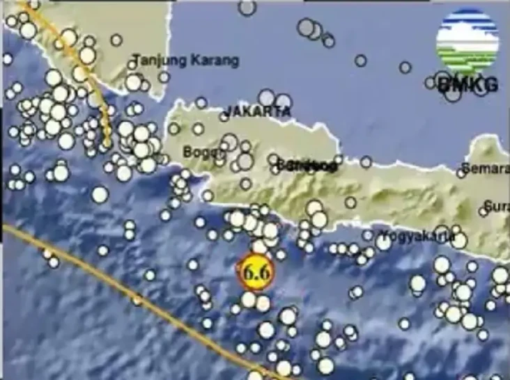 Gempa Magnitudo 6,6...