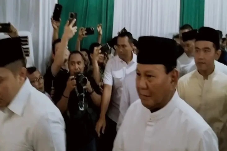 Ditemani Gibran, Prabowo...