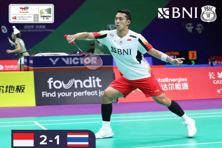 Hasil Piala Thomas 2024:...