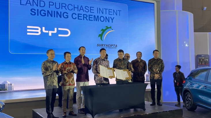BYD Resmi Bangun Pabrik...