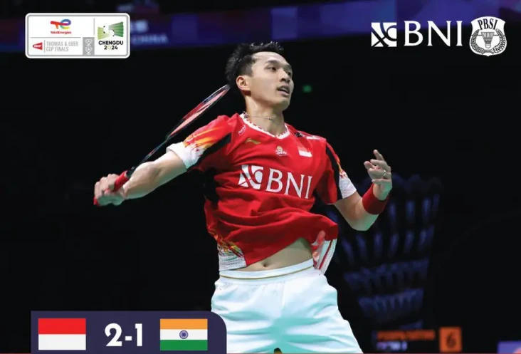 Hasil Piala Thomas 2024:...