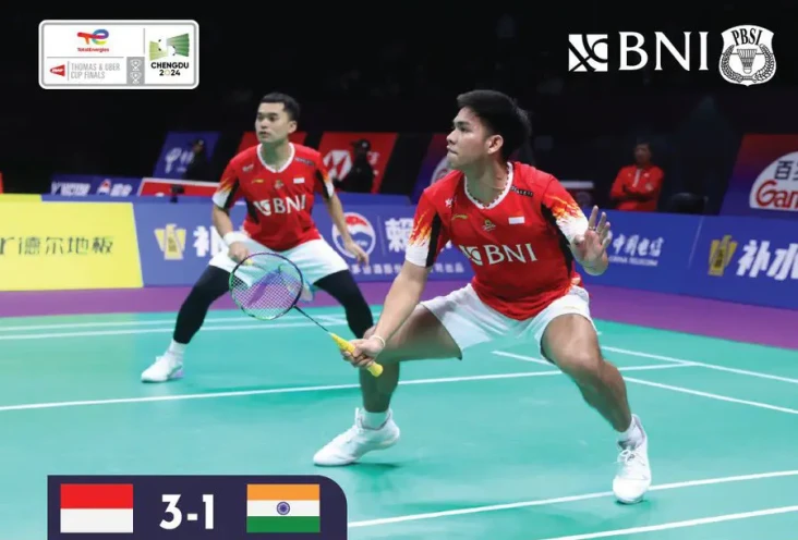 Hasil Piala Thomas 2024:...