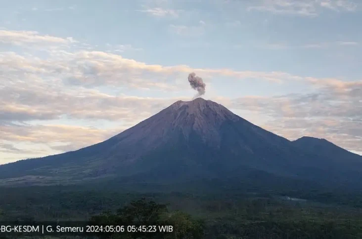 Gunung Semeru Erupsi,...