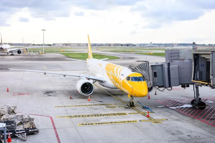 Pesawat Pertama Scoot...