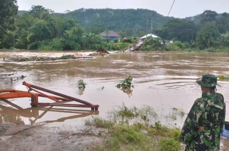 Banjir di Ogan Komering...